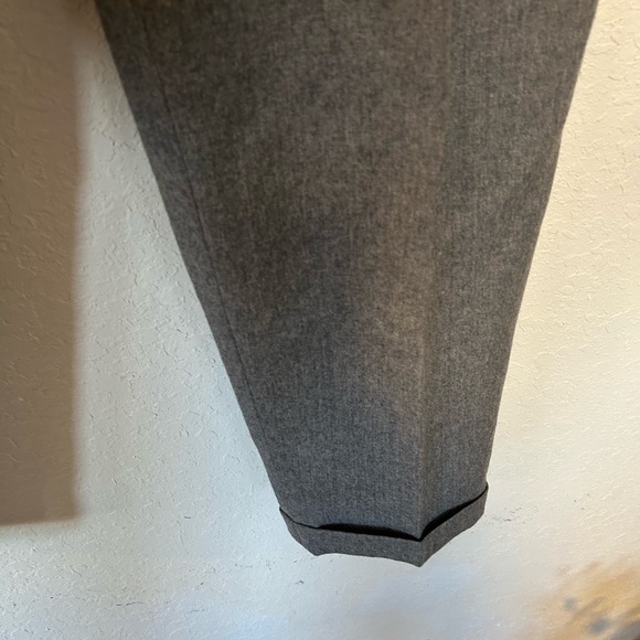 Eclectic Grandpa, Vintage Liz Claiborne Gray Wool Dress Pants, High Waisted - Picture 6 of 11